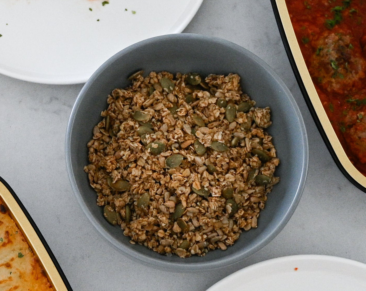 Crunchy Mom Granola (Nut Free, Refined Sugar Free, Seed Oil Free)