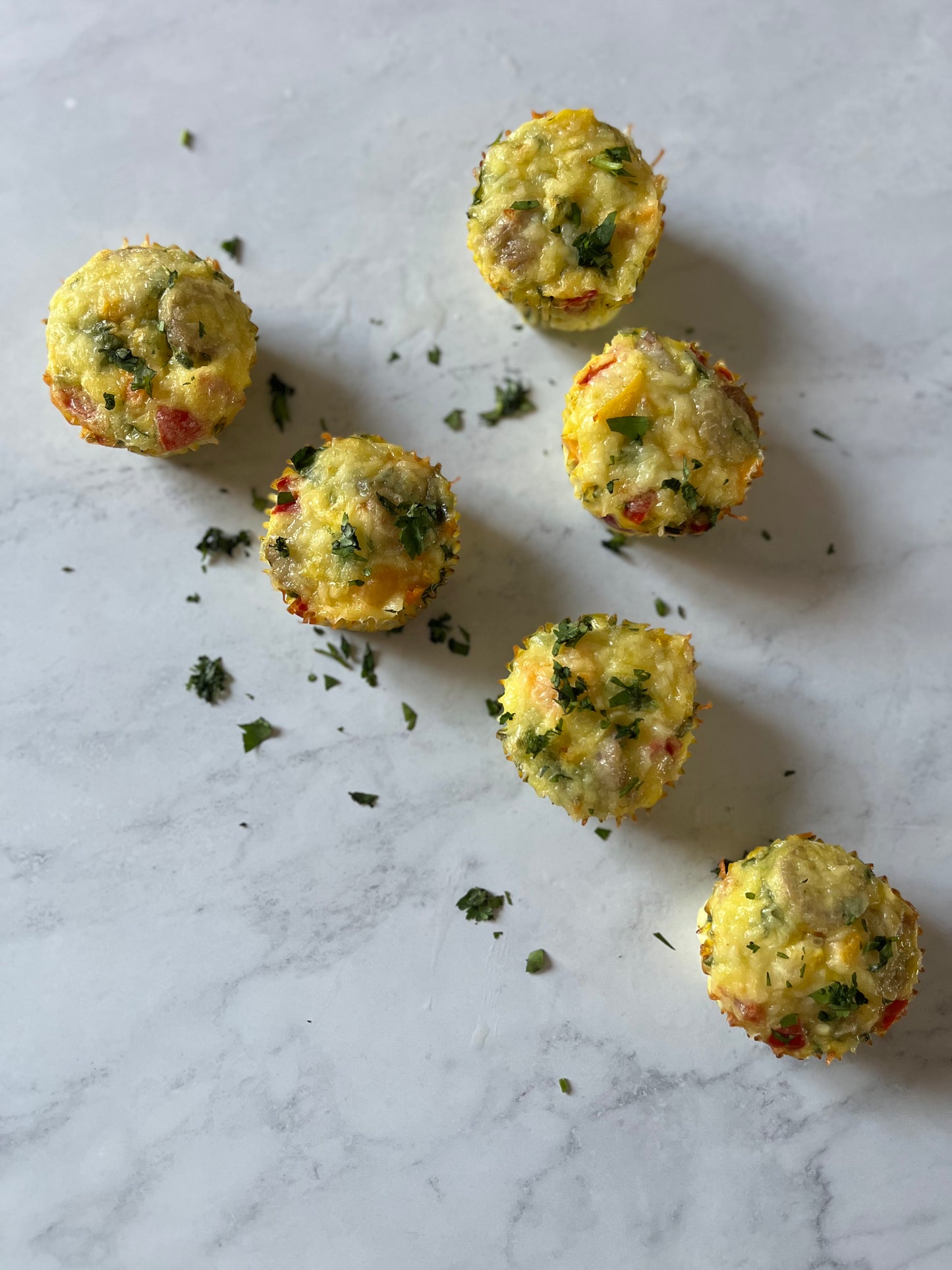 Spinach and Kale Egg Bites with Sunworks Farms Breakfast Sausage