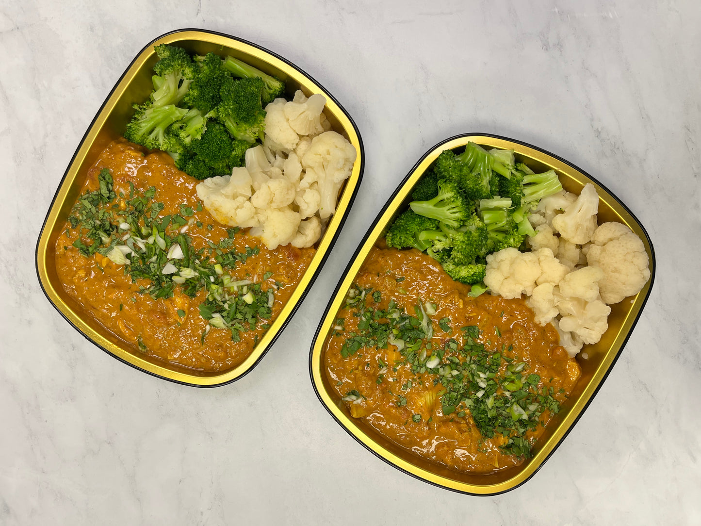 Butter Chicken with Broccoli and Cauliflower (Dairy Free)