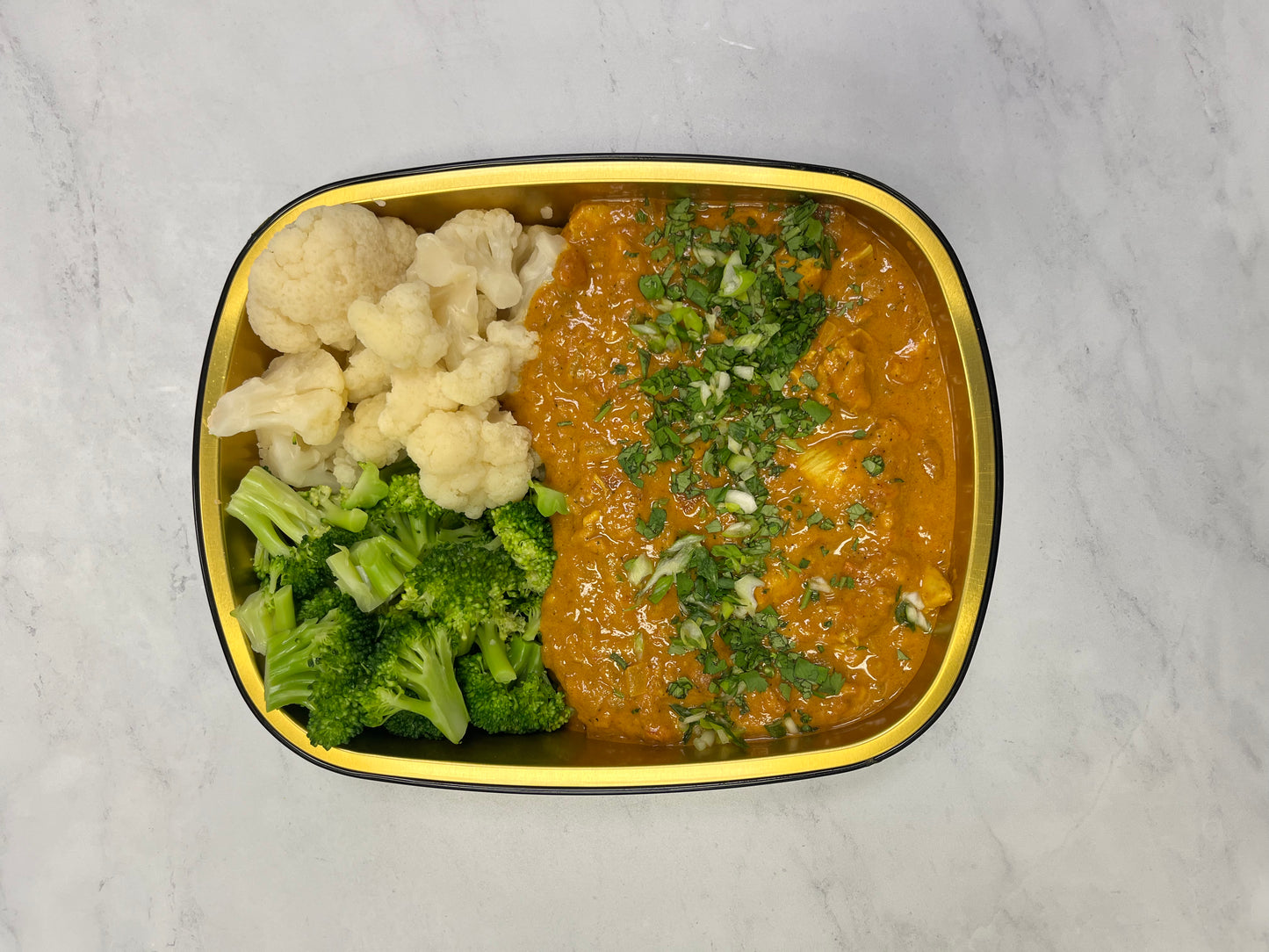 Butter Chicken with Broccoli and Cauliflower (Dairy Free)
