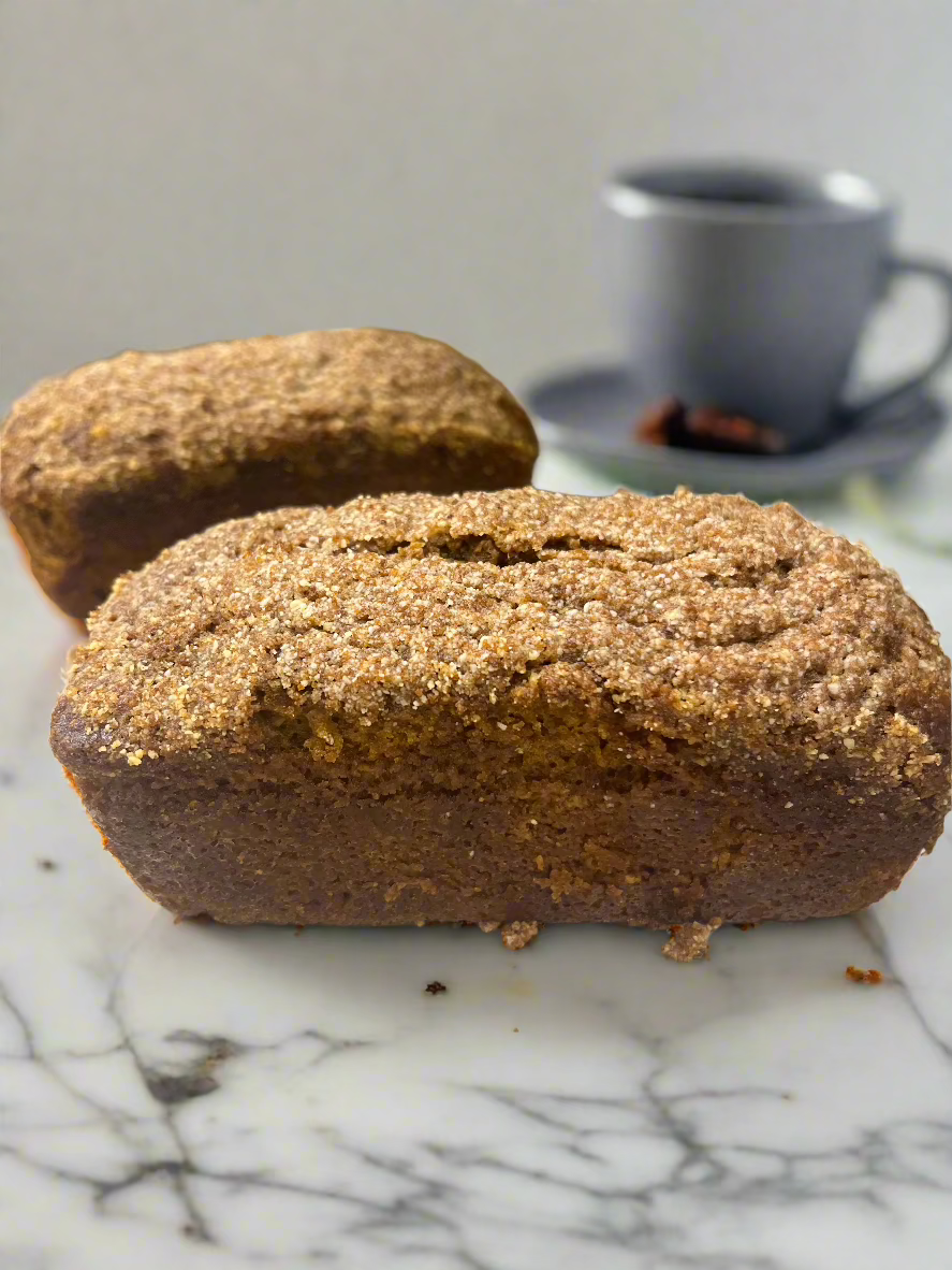 Paleo Pumpkin Coffee (Cake) Bread