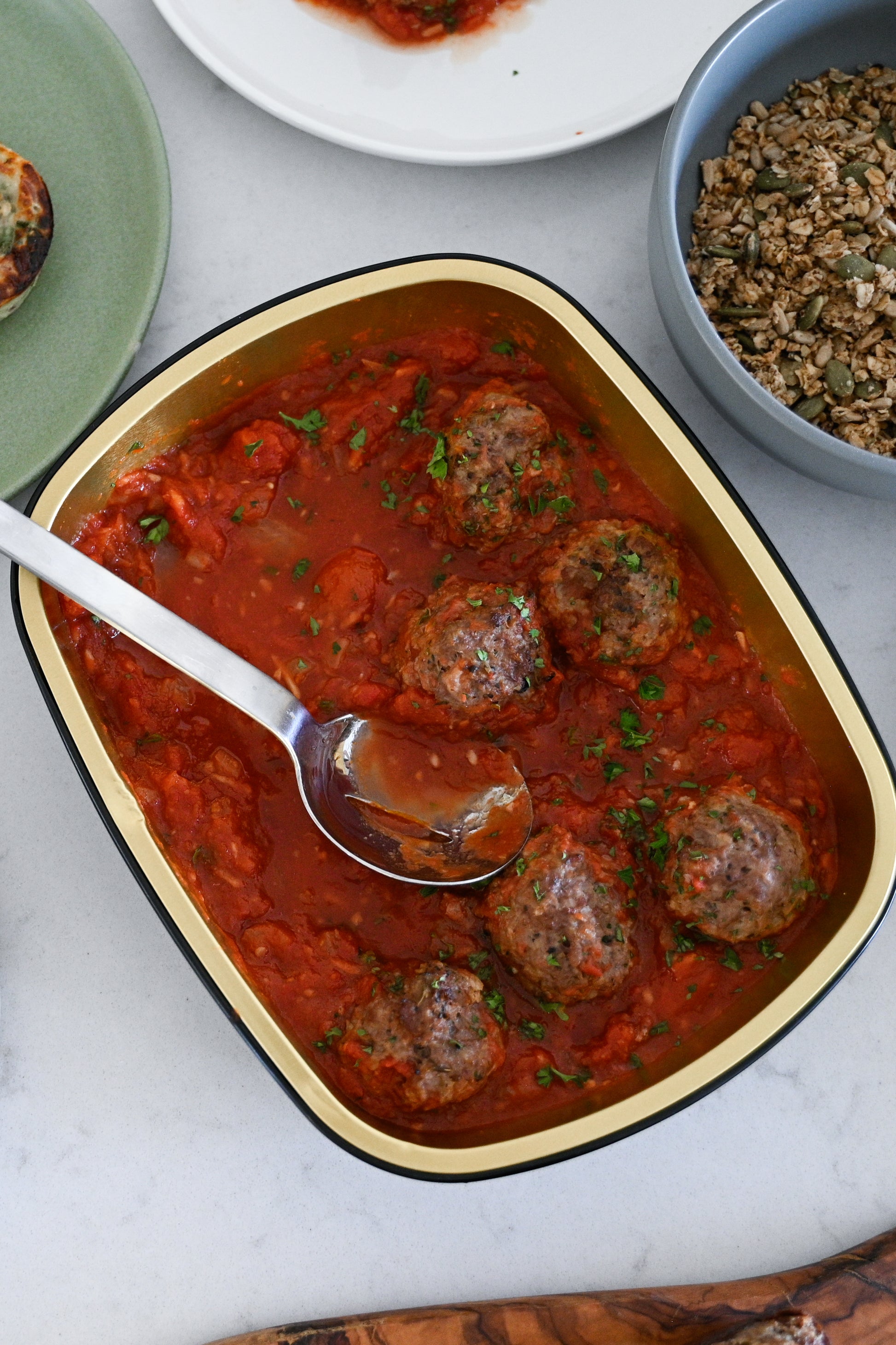 Meatballs in Marinara